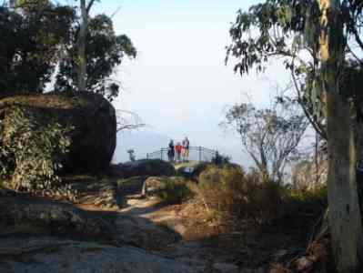 Crystal Brook Falls viewing platform